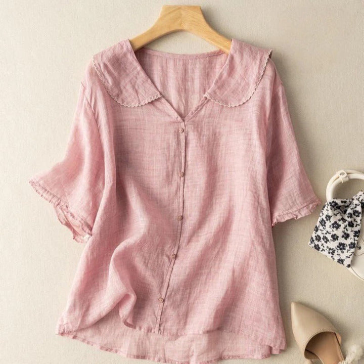 Liv | Flattering Linen Blouse