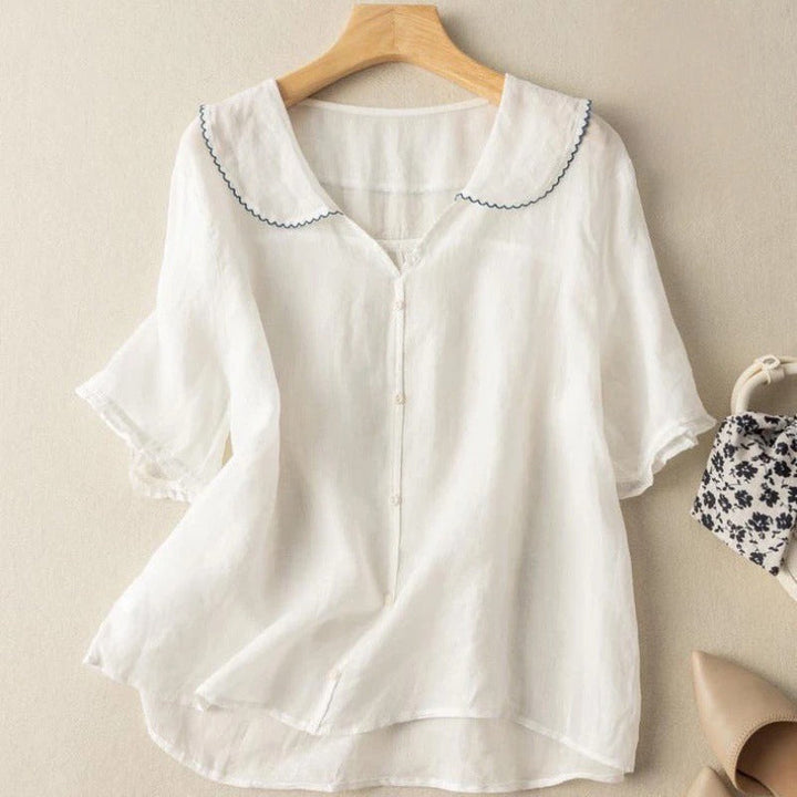 Liv | Flattering Linen Blouse