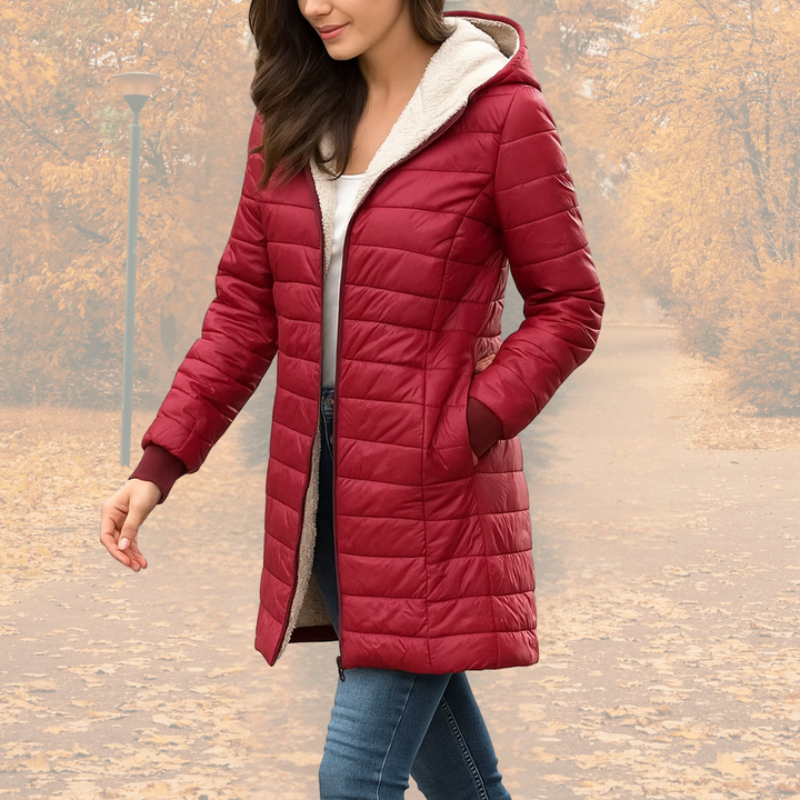 Rowena | Warm Hooded Winter Jacket