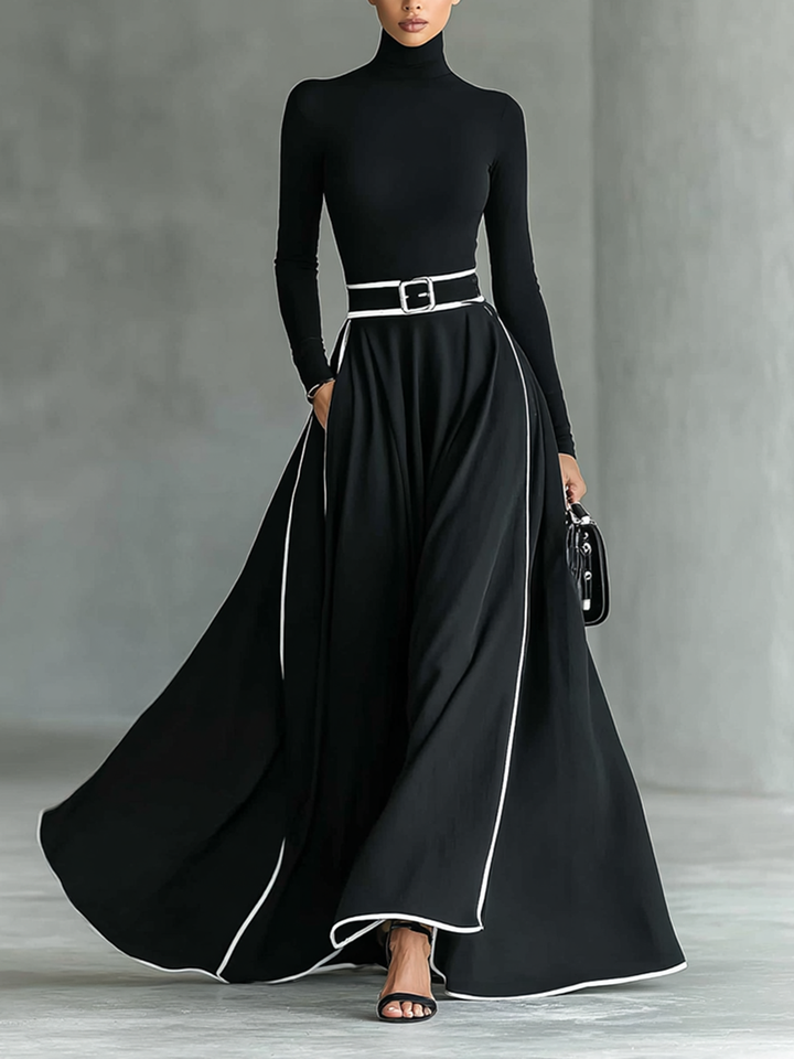 Lucy | Turtleneck Maxi Dress