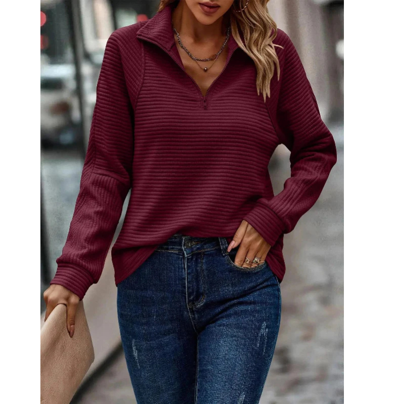 Hanna | Warm Women's Sweater with V-Neck