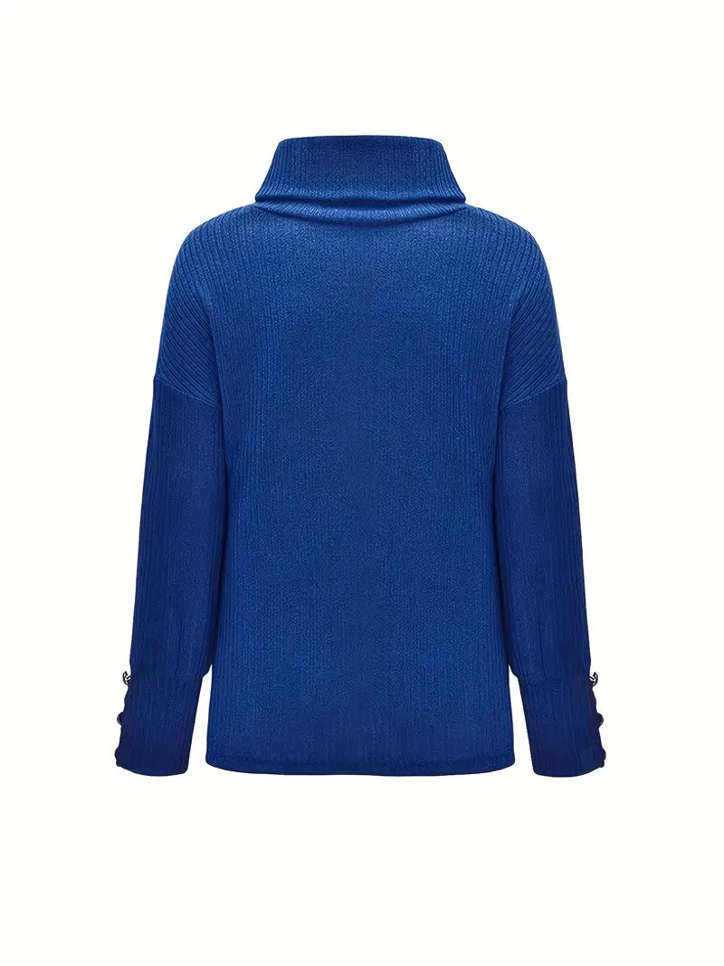 Iya | Ladies' Roll Neck Jumper
