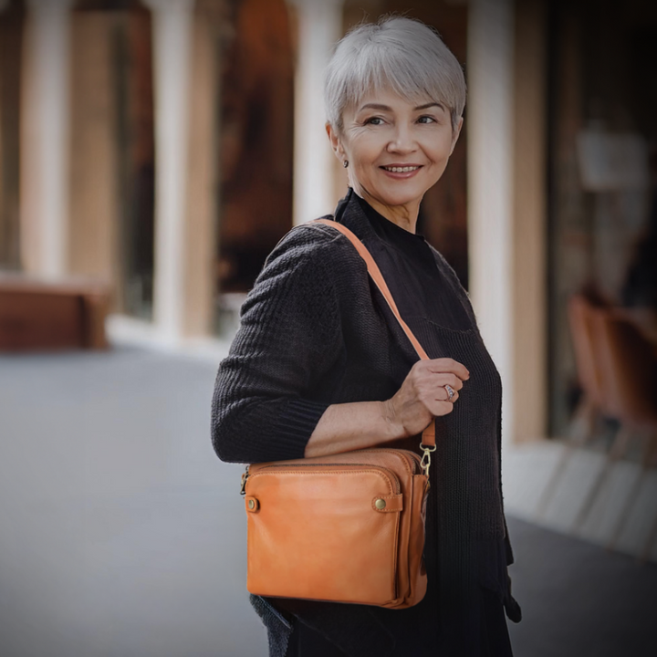 Kim | Classic Leather Bag