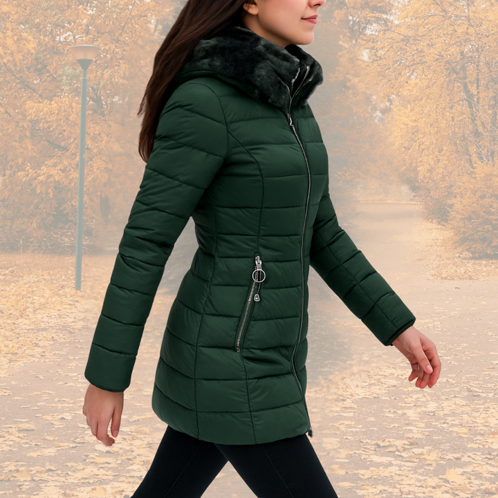 Senna | Elegant Plush Coat for Women