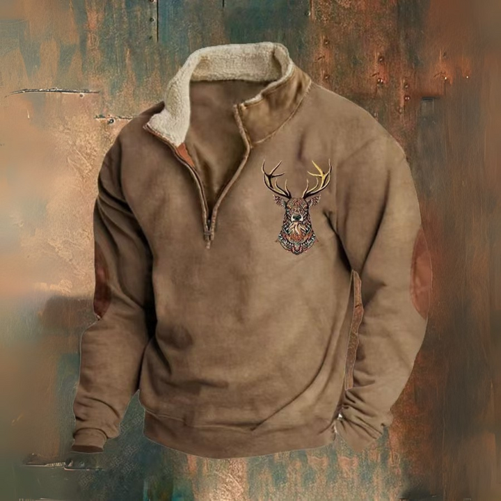 Laurent | Elegant Quarter Zip Sweater