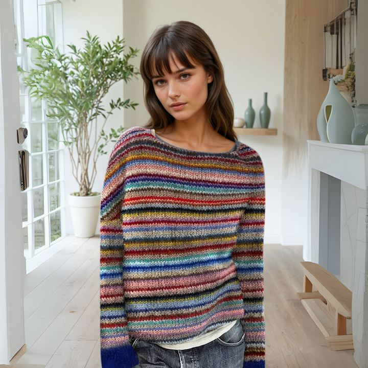 Manonin | Casual & cosy striped jumper