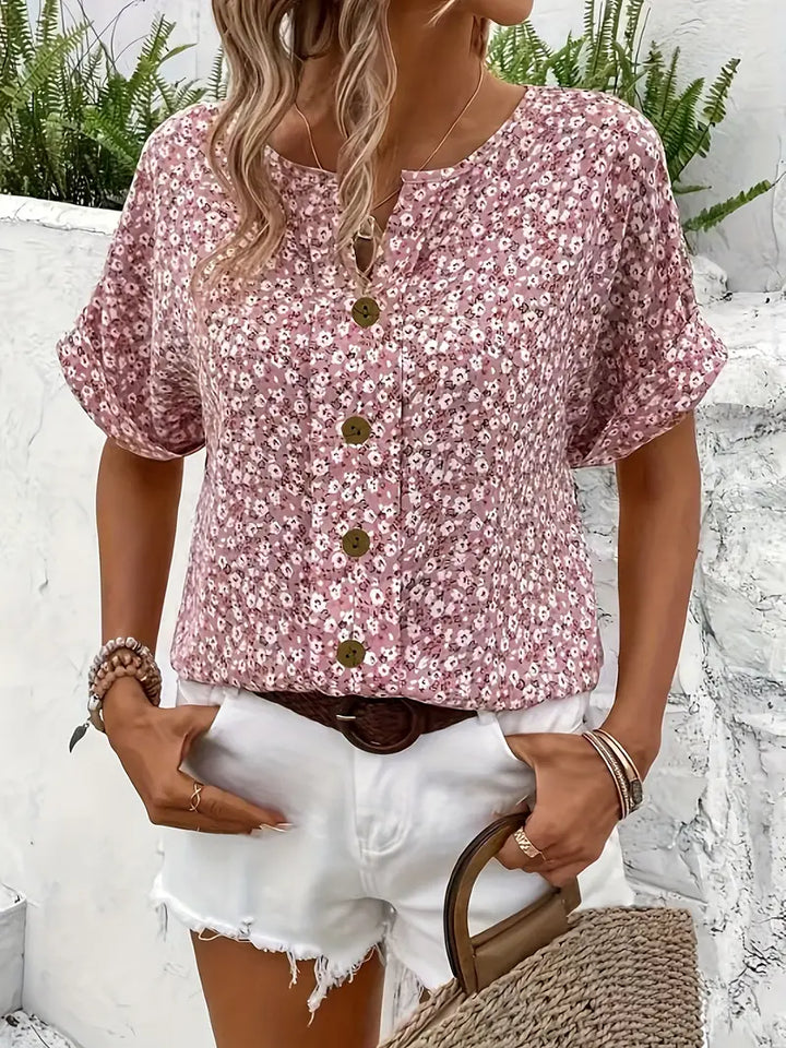 Verna | Chic blouse with floral print