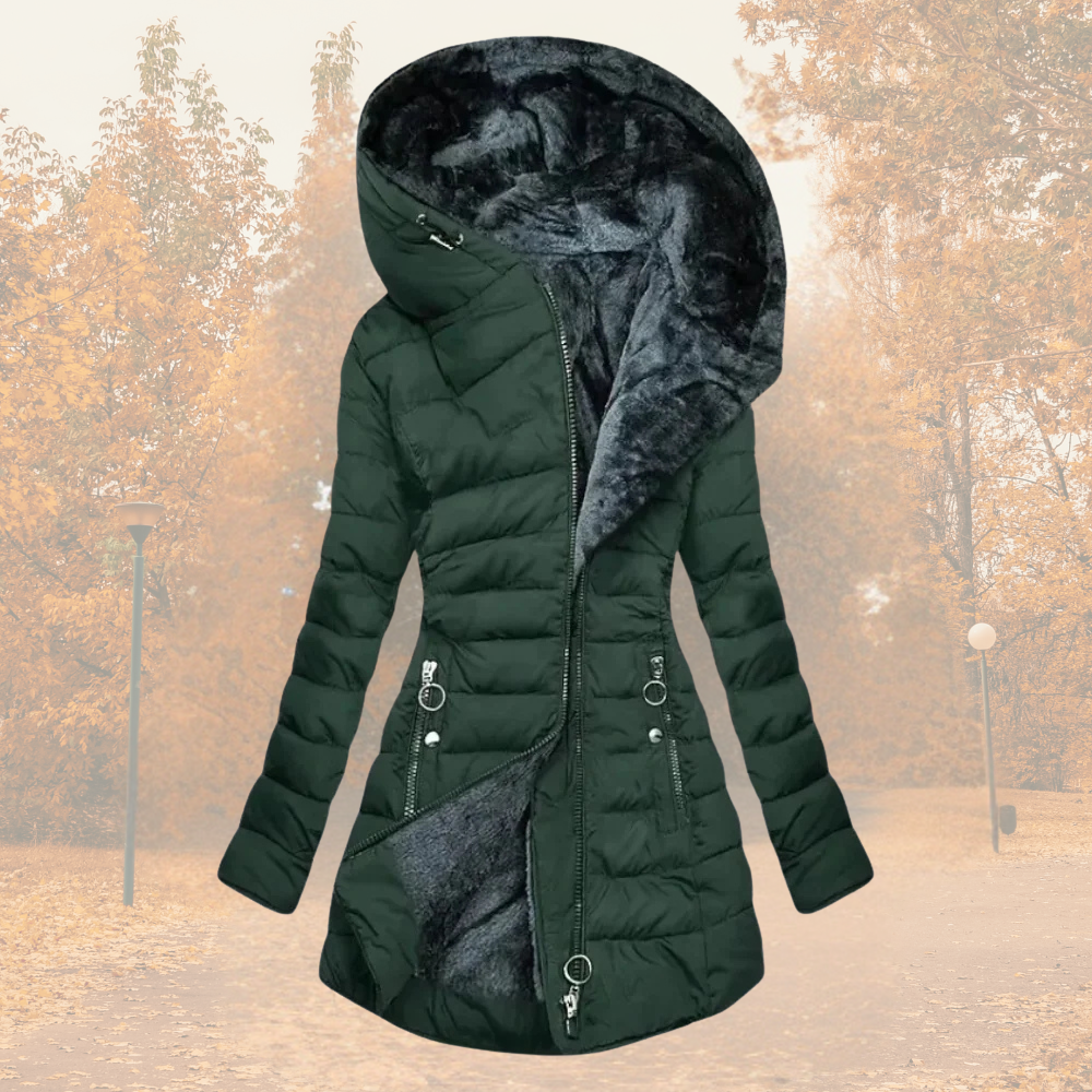 Senna | Elegant Plush Coat for Women