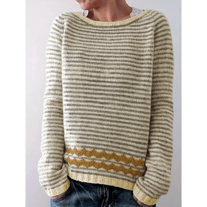 Femke | Long Sleeve Striped Women's Sweater