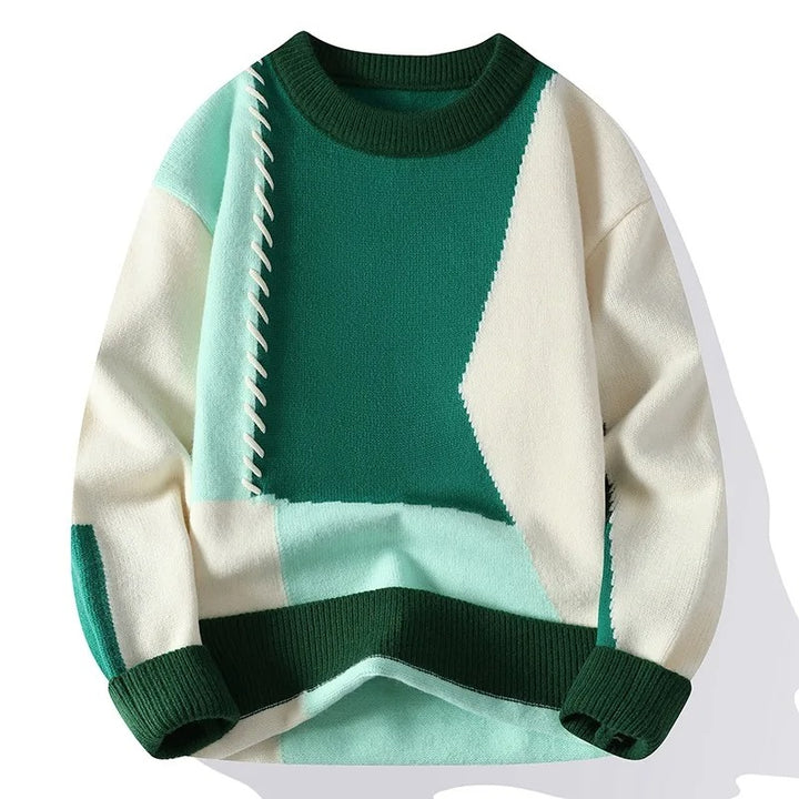 Hugo | Trendy Patchwork Sweater