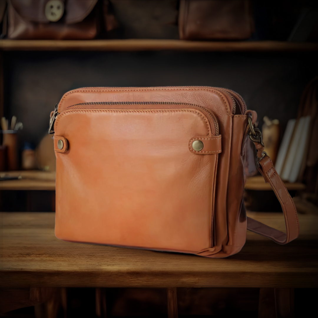 Kim | Classic Leather Bag