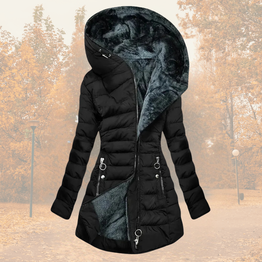 Senna | Elegant Plush Coat for Women
