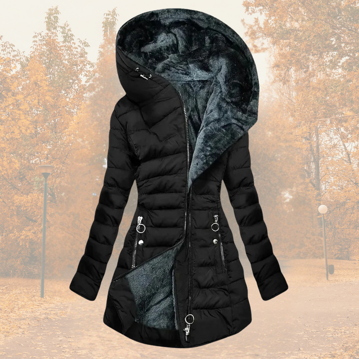 Senna | Elegant Plush Coat for Women