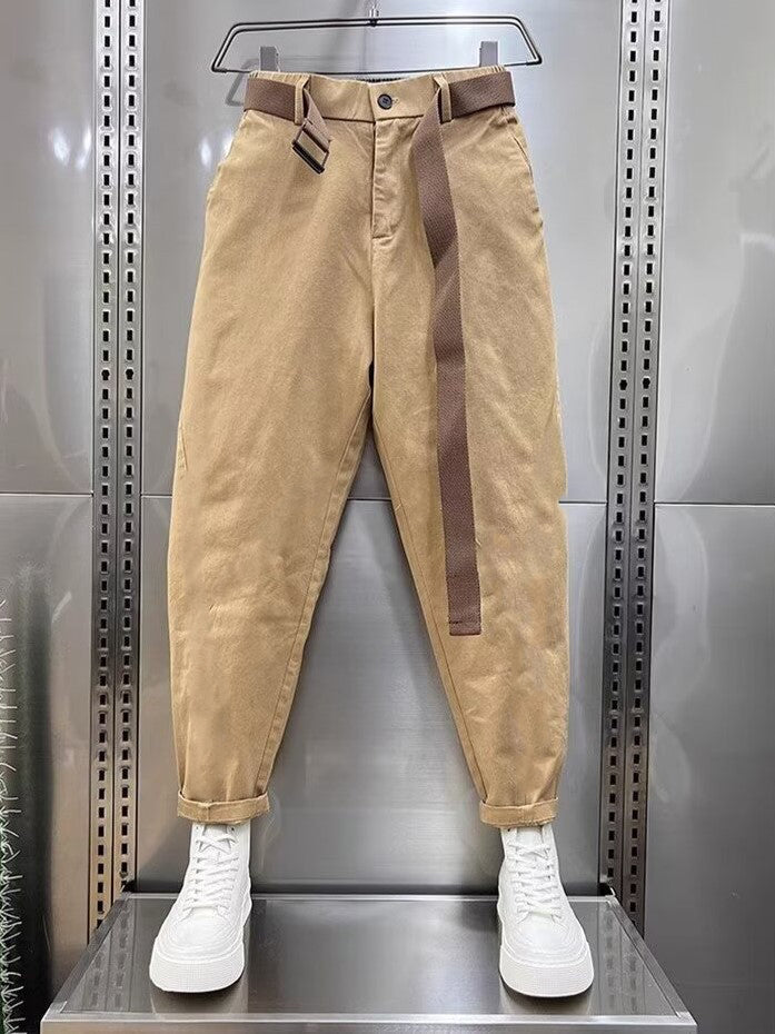 Erwin | Casual trousers with belt