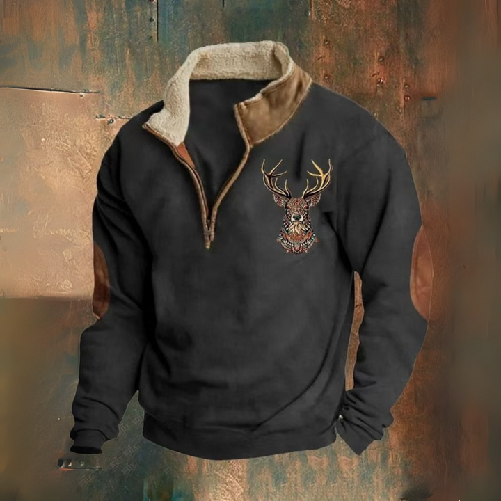 Laurent | Elegant Quarter Zip Sweater