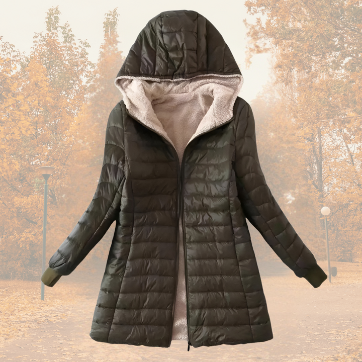Rowena | Warm Hooded Winter Jacket