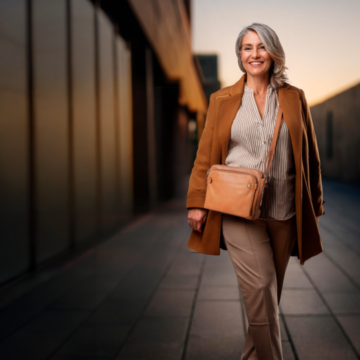 Kim | Classic Leather Bag