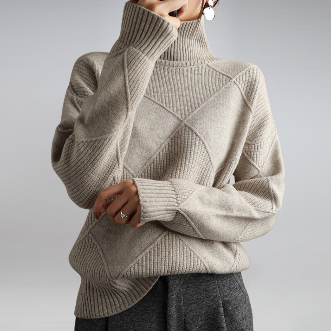 Adelle | Cosy Roll Neck Sweater