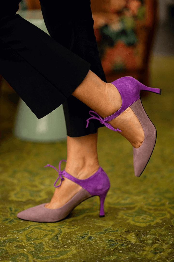 LUCREZIA | ANKLE TIE COURT SHOES