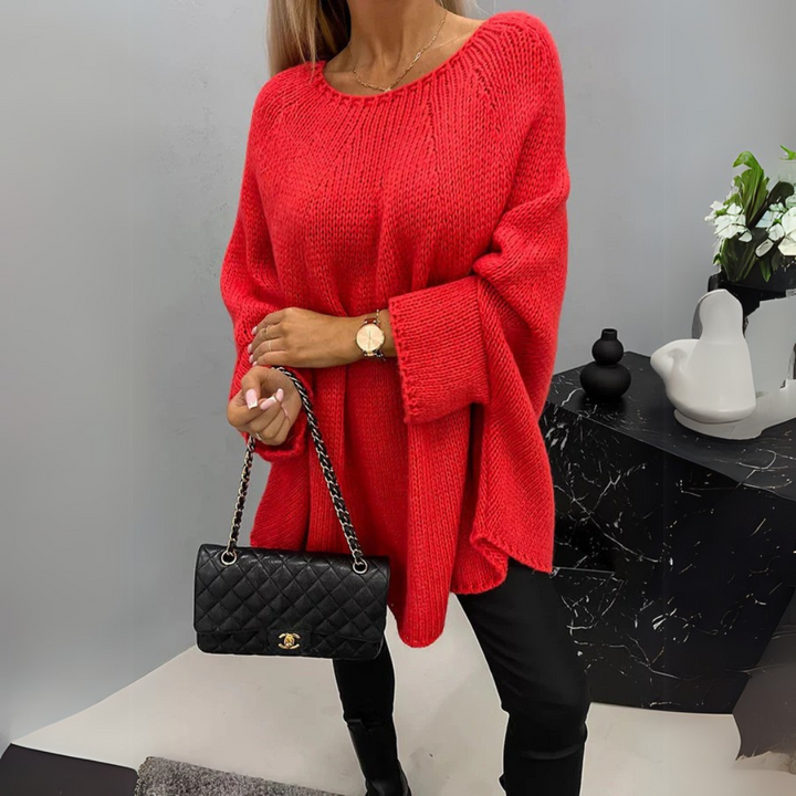 Isabelle | Elegant Women's Jumper with Round Neck