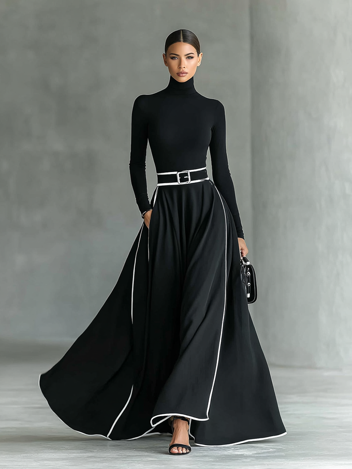 Lucy | Turtleneck Maxi Dress
