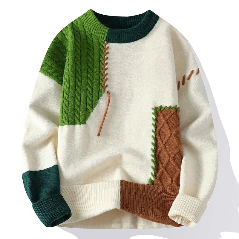 Hugo | Trendy Patchwork Sweater