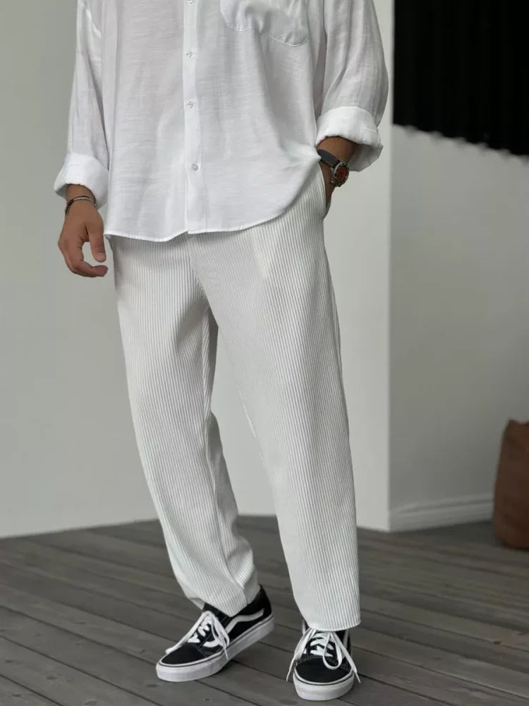 Filip | Comfortable Ribbed Trousers