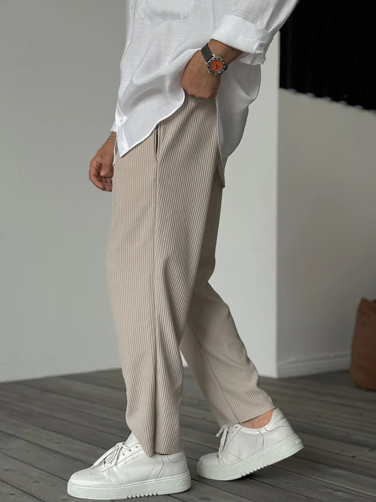 Filip | Comfortable Ribbed Trousers