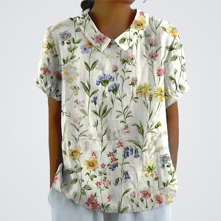 Natalie | Vintage Floral Blouse