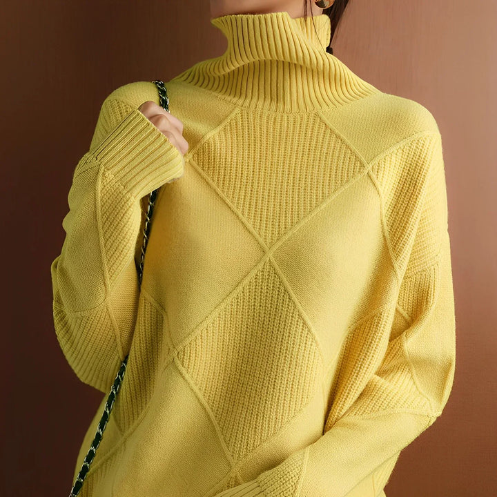 Marcelle | Chunky Roll Neck Jumper
