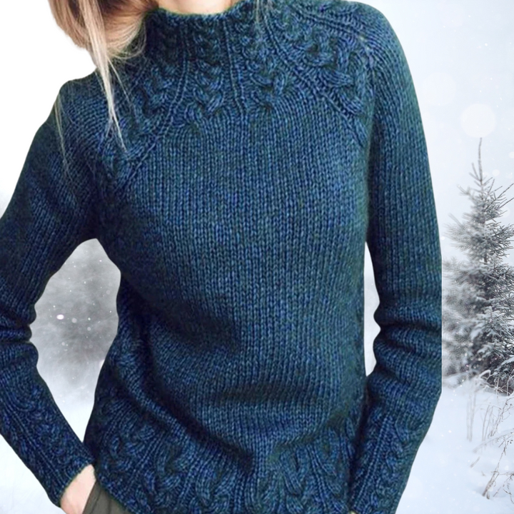 Marijke | Elegant High Neck Jumper