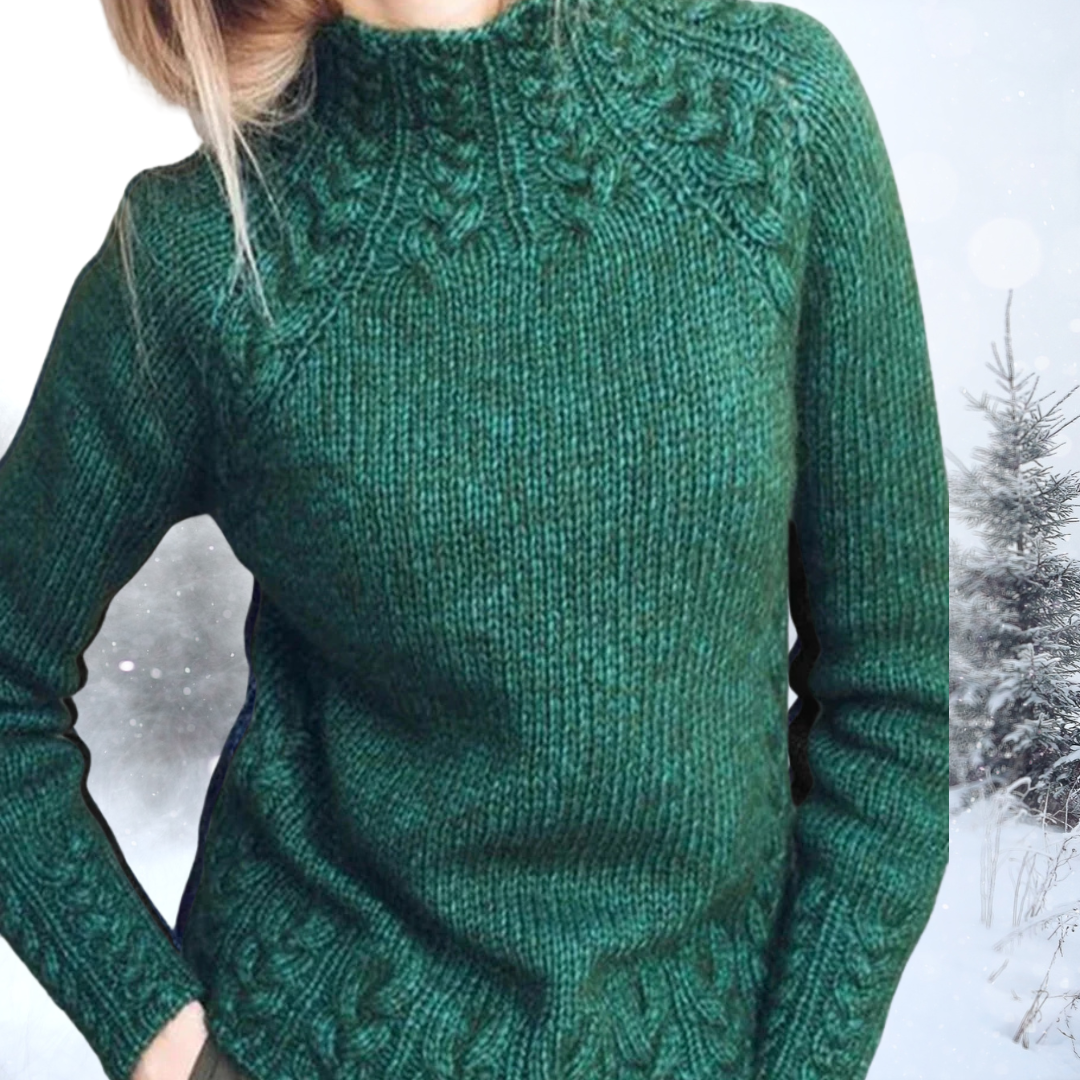 Marijke | Elegant High Neck Jumper
