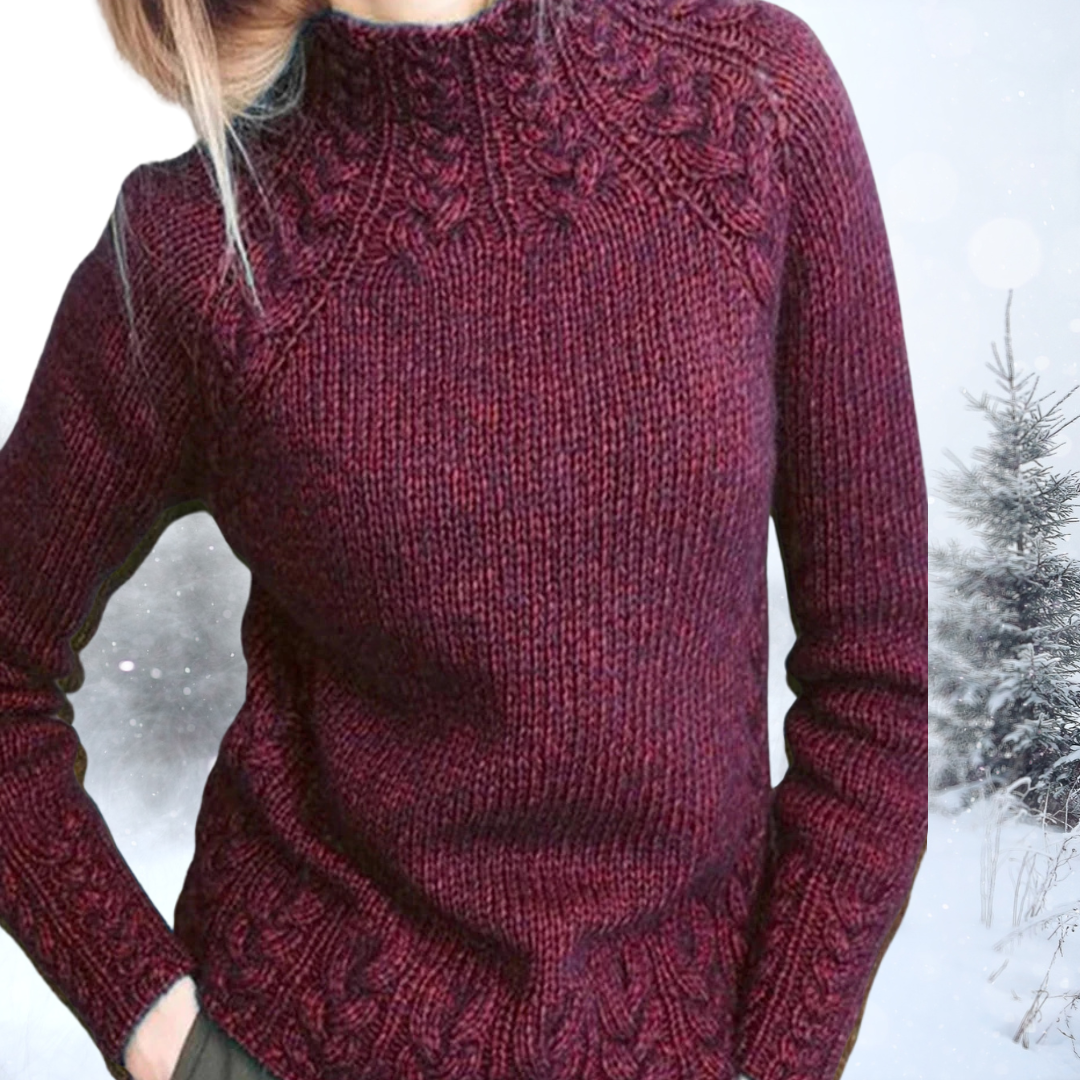 Marijke | Elegant High Neck Jumper