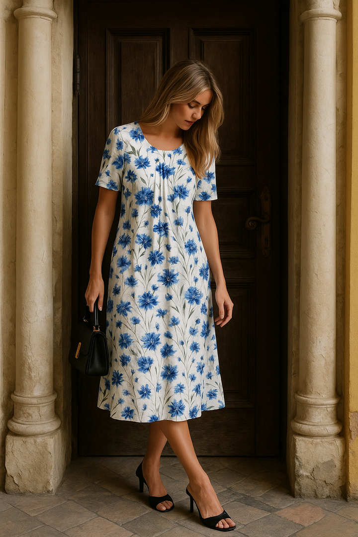 Carolina | Chic dress with playful print