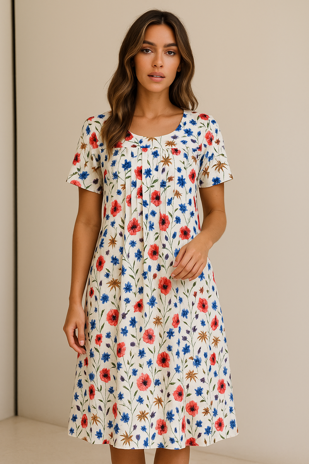 Carolina | Chic dress with playful print