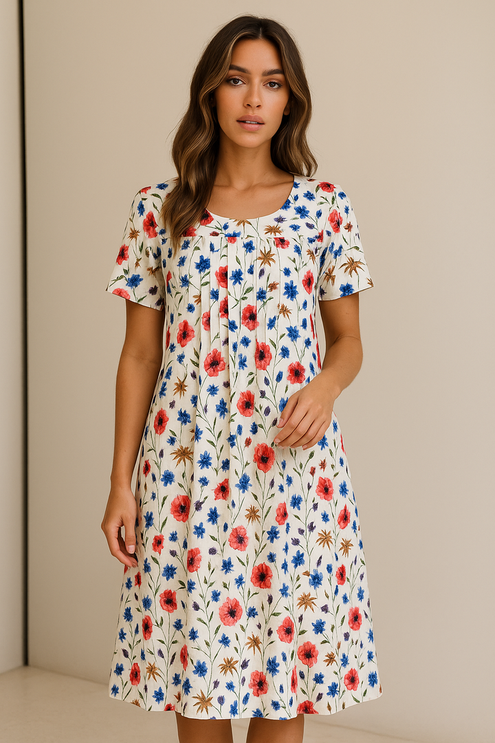 Carolina | Chic dress with playful print