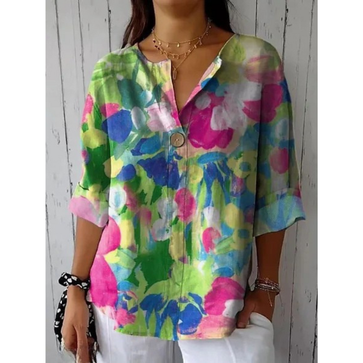 Arlene | Elegant blouse with floral print