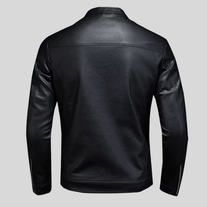 Troy | Minimalist leather jacket