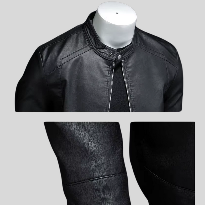 Troy | Minimalist leather jacket