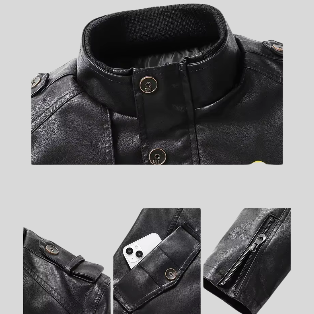 Marco | Classic leather jacket