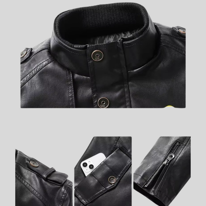 Marco | Classic leather jacket