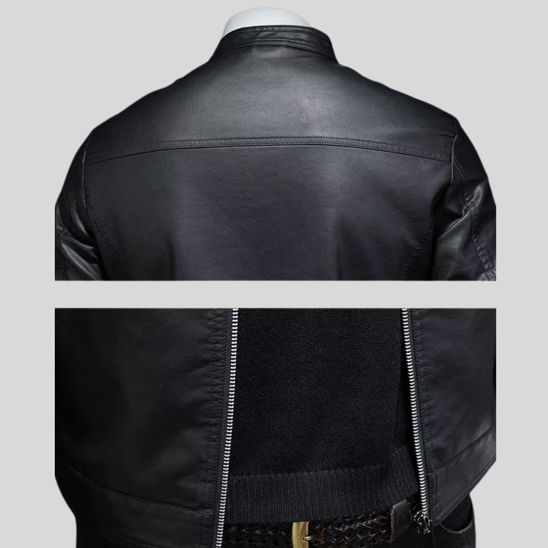 Troy | Minimalist leather jacket