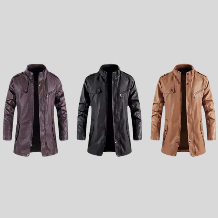 Marco | Classic leather jacket