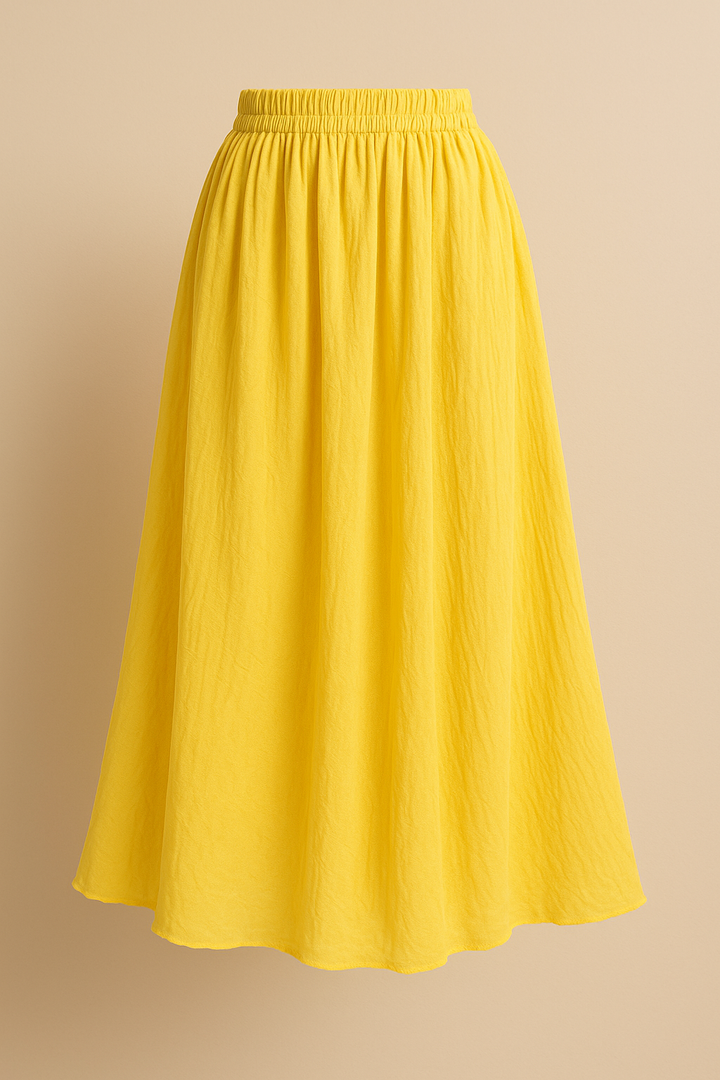 Inessa | Summer Maxi Skirt with Linen