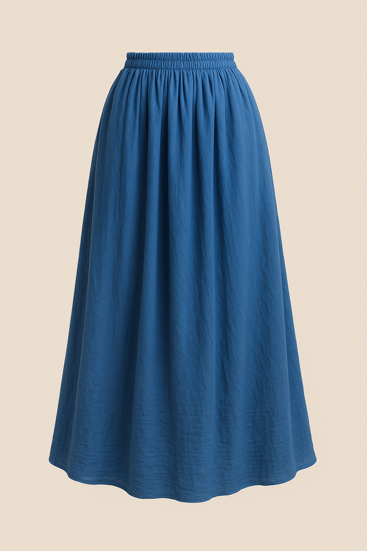 Inessa | Summer Maxi Skirt with Linen