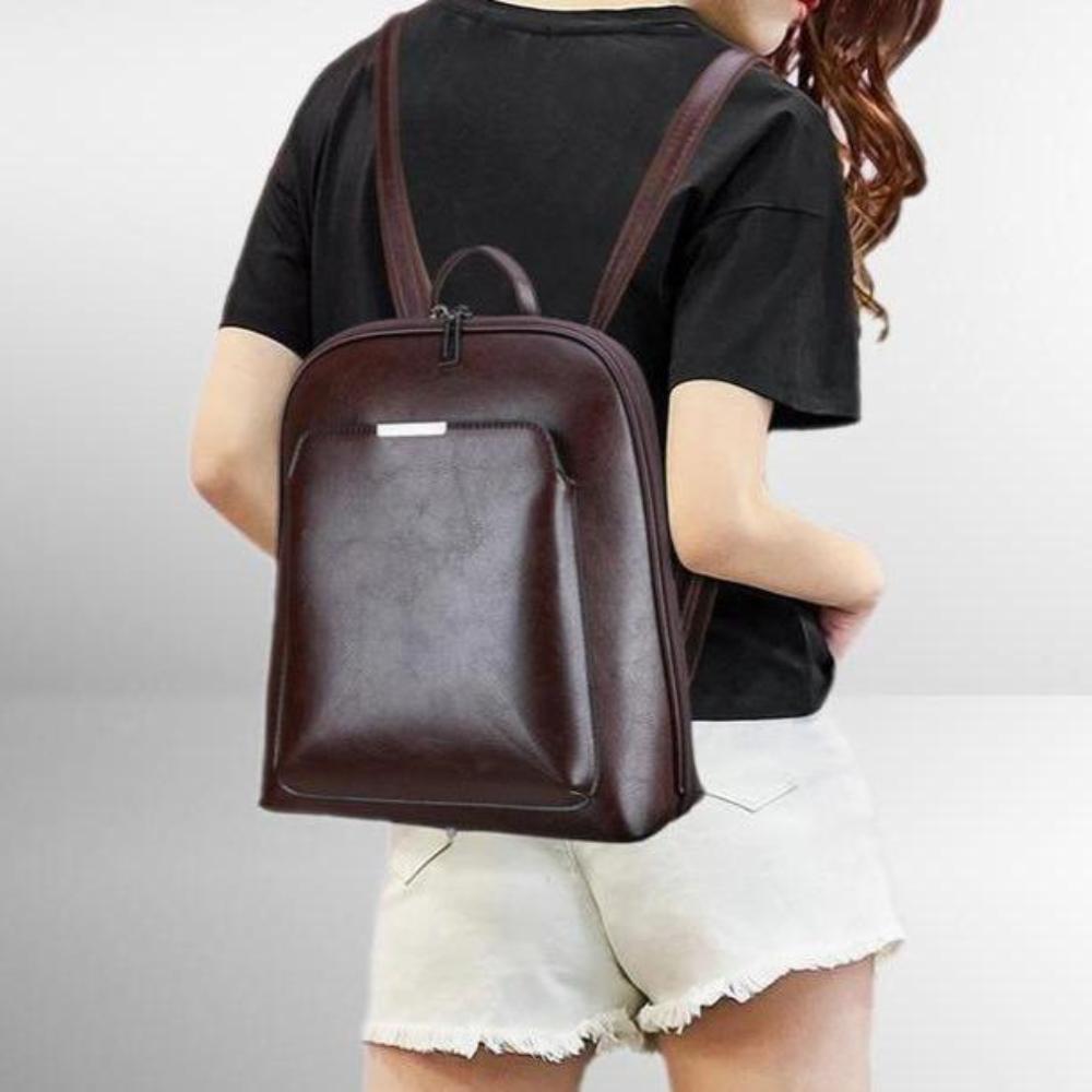 Stella | Classic Double Zip Backpack