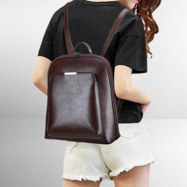 Stella | Classic Double Zip Backpack
