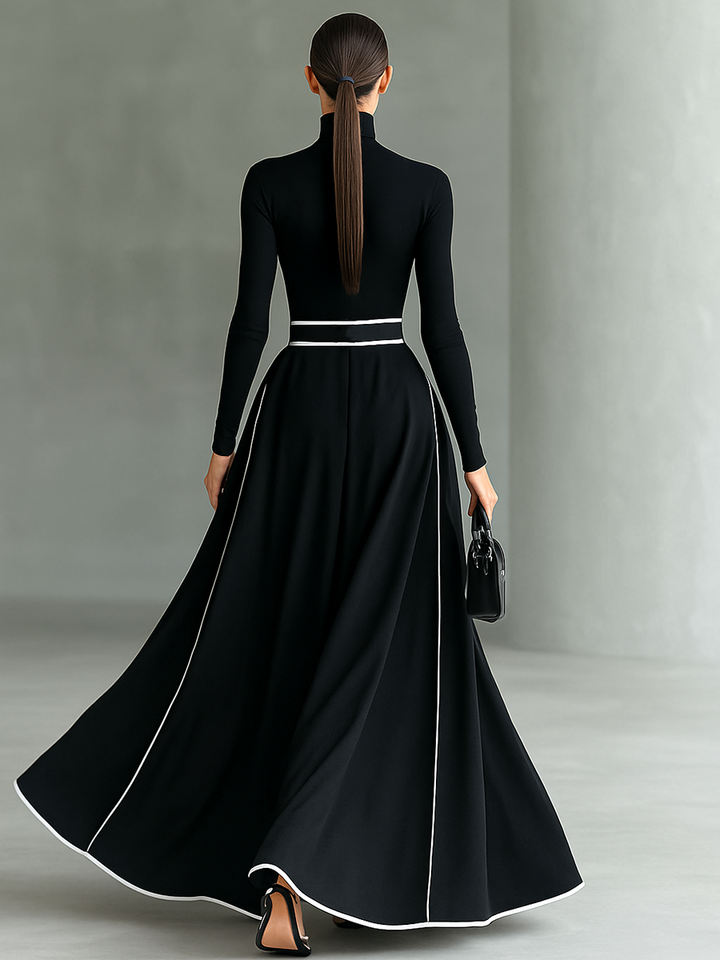 Lucy | Turtleneck Maxi Dress