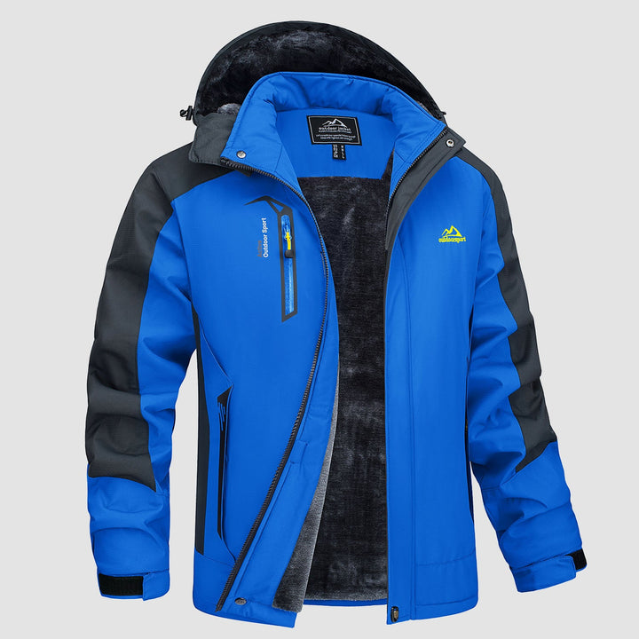 Adrian | Winter ski jacket with hood for men