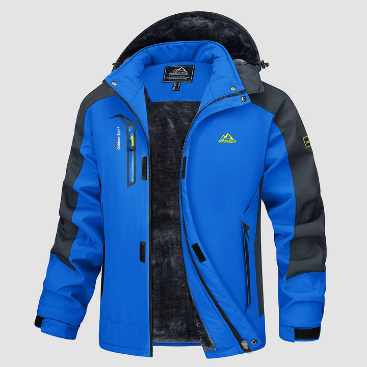 Adrian | Winter ski jacket with hood for men